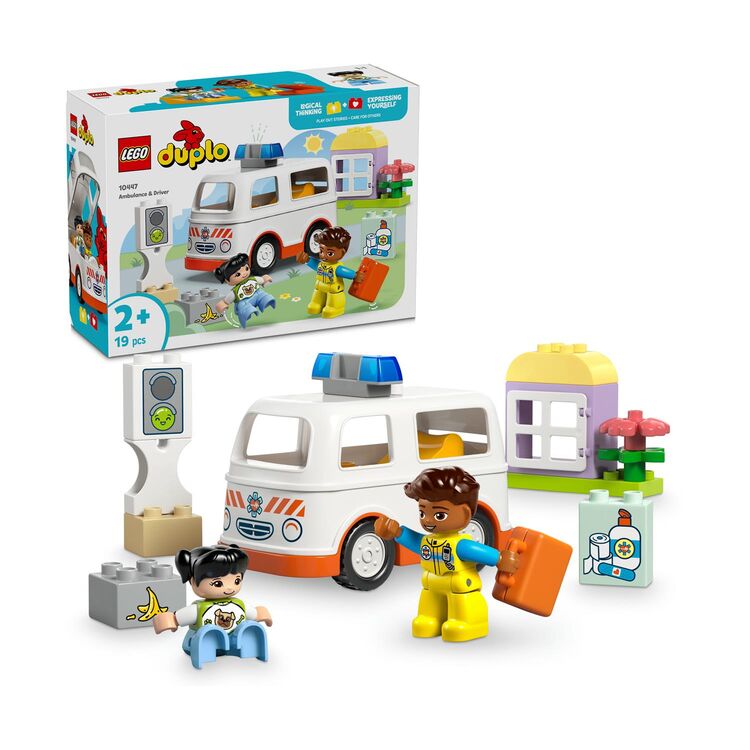 Product LEGO® DUPLO®: Ασθενοφόρο & Οδηγός (10447) image
