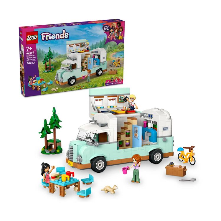 Product LEGO® Friends: Περιπέτεια με το Τροχόσπιτο της Φιλίας (42663) image