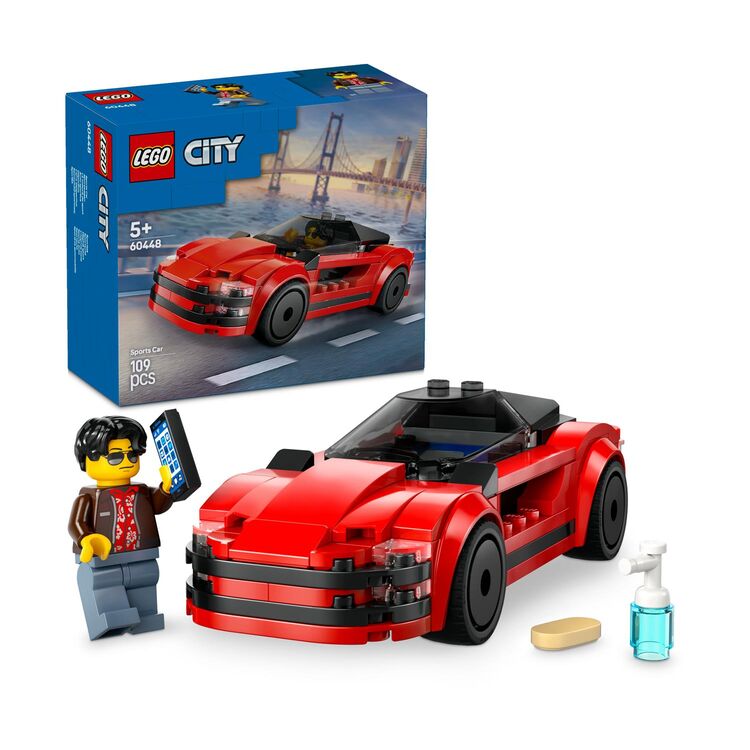 Product LEGO® City: Κόκκινο Σπορ Αυτοκίνητο (60448) image