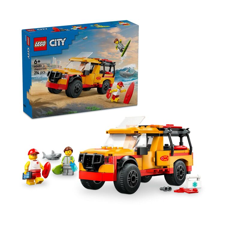 Product LEGO® City: Διασωστικό Φορτηγάκι Ναυαγοσώστη (60453) image