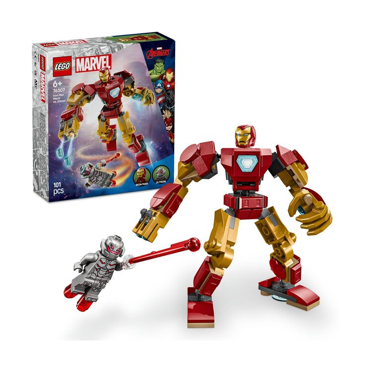 Product LEGO® Marvel: Εξωστολή Άιρον Μαν εναντίον Ούλτρον (76307) image