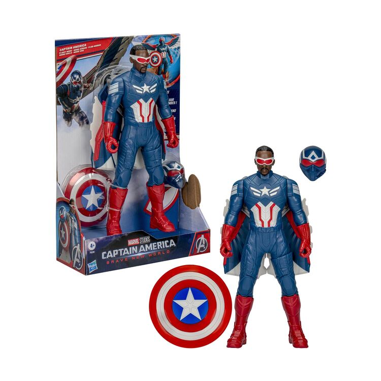 Product Hasbro Marvel: Captain America Brave New World - Captain America Flight Mode Action Figure (F9298) image