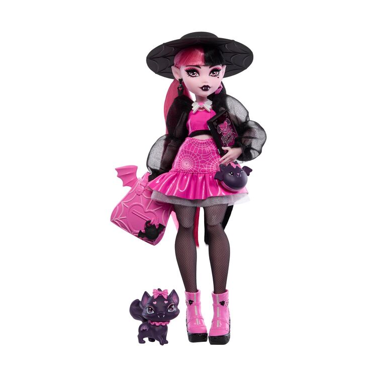 Product Mattel Monster High: Draculaura - Fashion Doll with Pet (HRP64) image