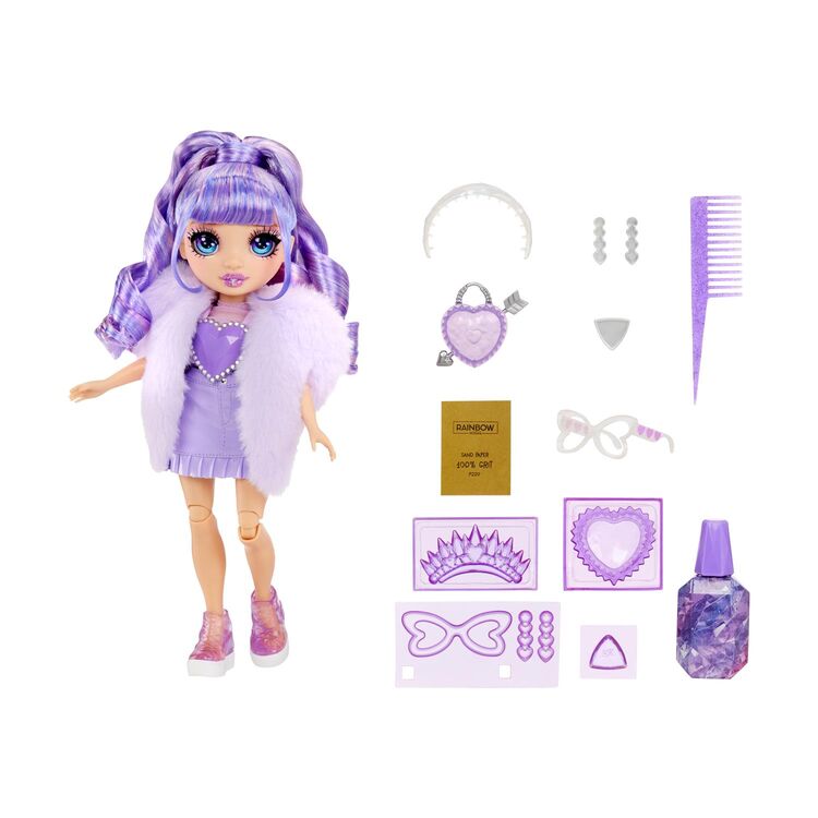 Product MGA Rainbow High: Creative Crystals - Violet Willow Fashion Doll (121404) image