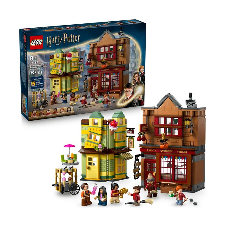 Product LEGO® Harry Potter™: Quality Quidditch™ Supplies & Ice Cream Parlour (76452) image