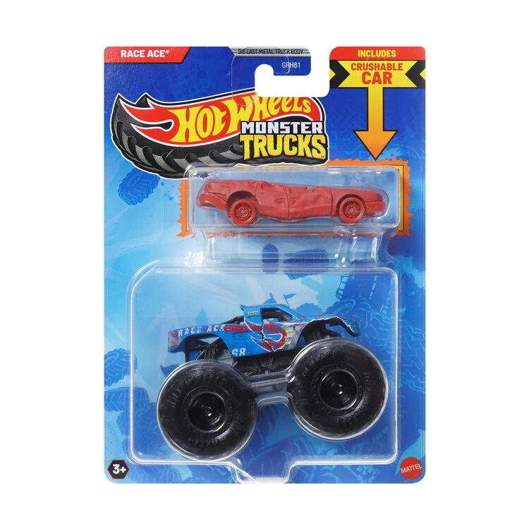 Product Mattel Hot Wheels: Monster Trucks - Race Ace 2 Pack Vehicles (JCG42) image