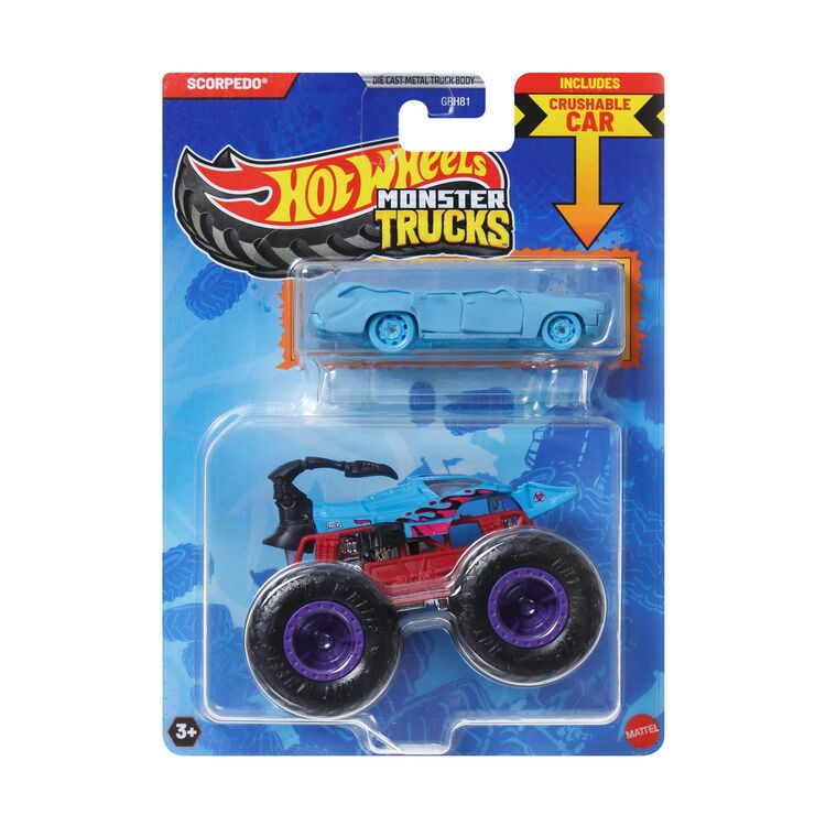 Product Mattel Hot Wheels: Monster Trucks - Scorpedo 2 Pack Vehicles (JCG30) image