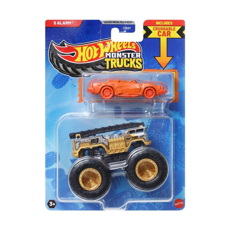 Product Mattel Hot Wheels: Monster Trucks - 5 Alarm 2 Pack Vehicles (JCG37) image