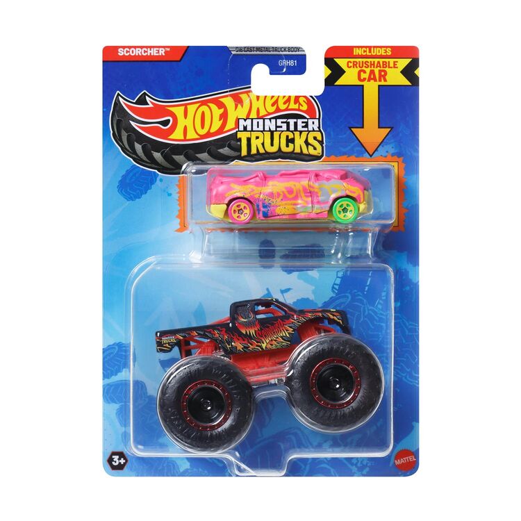 Product Mattel Hot Wheels: Monster Trucks - Scorcher 2 Pack Vehicles (JCG31) image