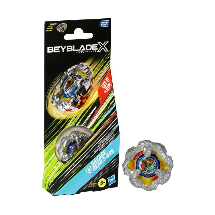 Product Hasbro Bey Blade X: Booster Single Top - Savage Bear (G0286) image