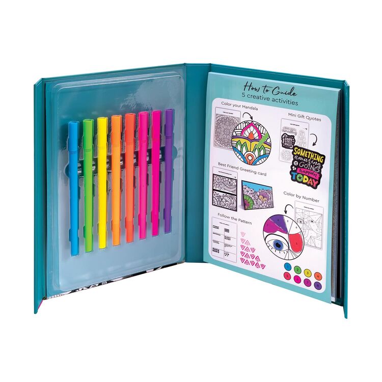 Product AS Happi Hobbi: Art Journal Neon Μαρκαδόροι (1038-11041) image