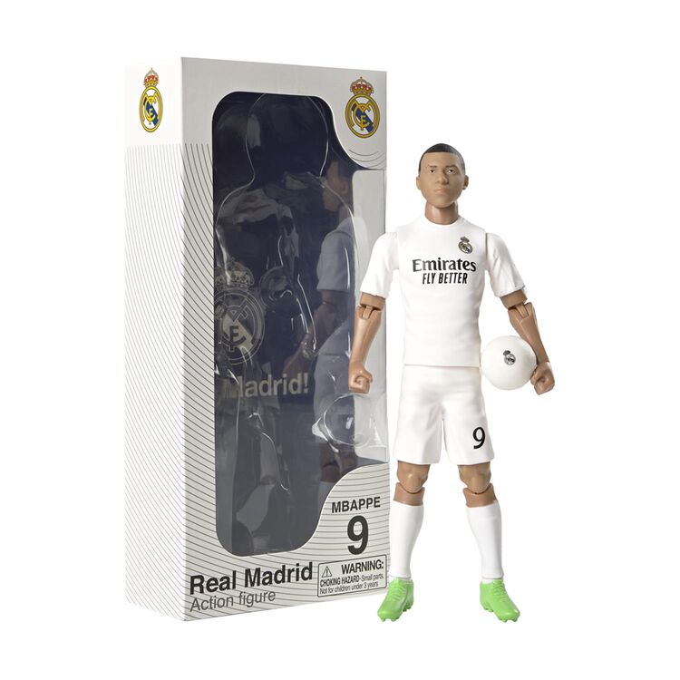 Product Αθλητική Φιγούρα Δράσης Βanbo Toys: Real Madrid Soccer - Kylian Mbappe Action Figure (20cm) (83620) image