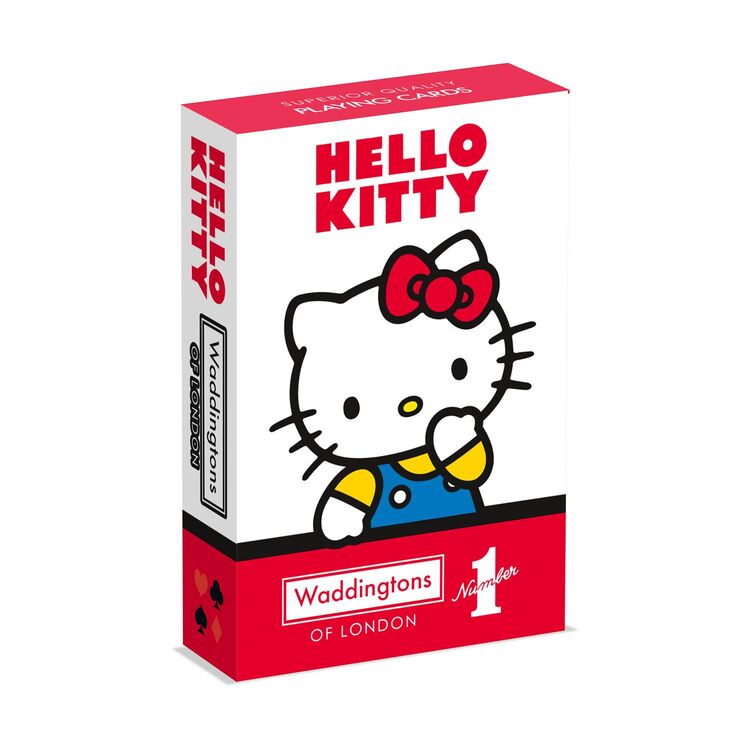 Product Winning Moves Waddingtons No.1: Hello Kitty Playing Cards (English Language) (WM05101-EN1-12) image