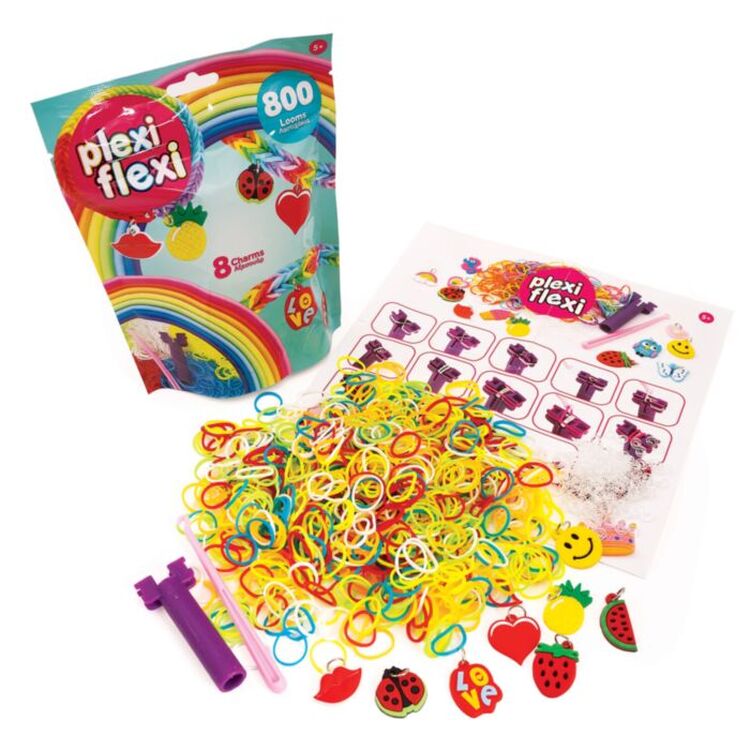 Product Σετ Χειροτεχνίας AS Plexi-Flexi: 800 Looms & 8 Charms (1080-25566)  1τμχ Τυχαία Επιλογή image