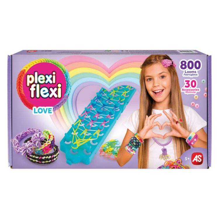Product Σετ Χειροτεχνίας AS Plexi Flexi LOVE: Weaver 800 Looms & 30 Accessories (1080-25574) image