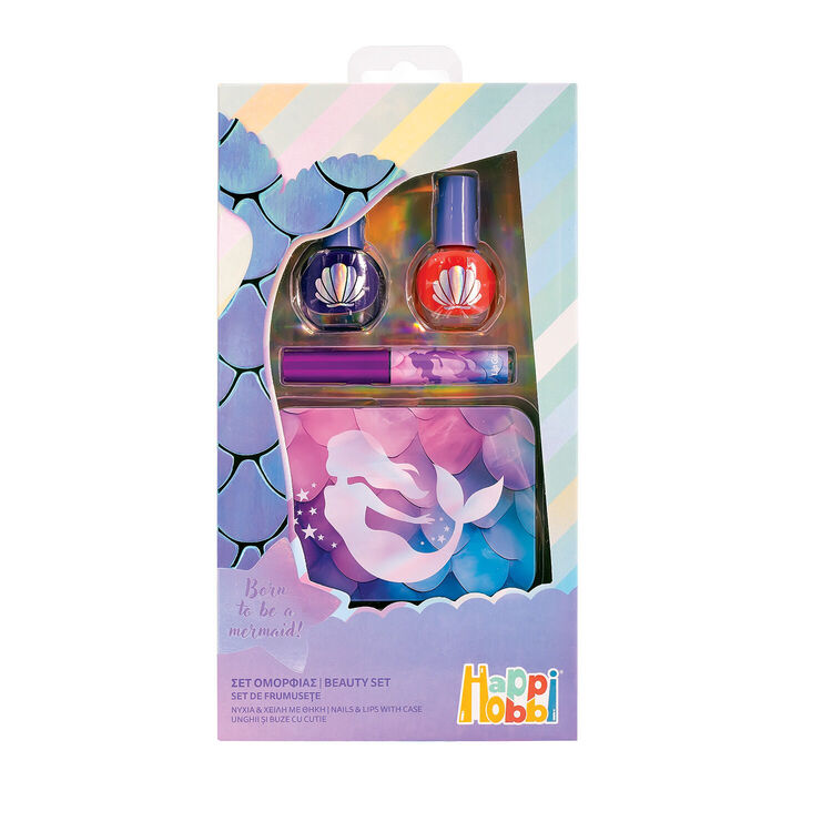 Product AS Happi Hobbi: Beauty Set - Born to be a Mermaid Nails & Lips with Case (1081-60003) image