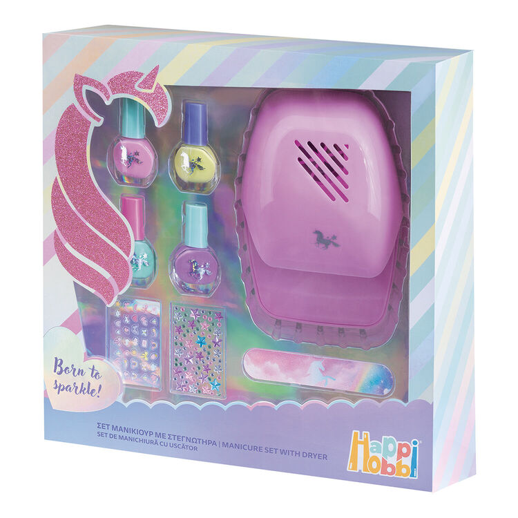 Product AS Company: Happi Hobbi - Σετ Μανικιούρ με Στεγνωτήρα (1081-60007) image