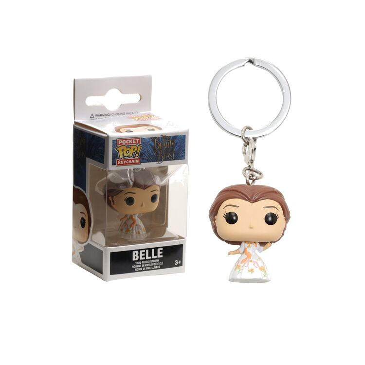 Product Pocket Pop! Belle White Dress Beauty and the Beast Keychain image