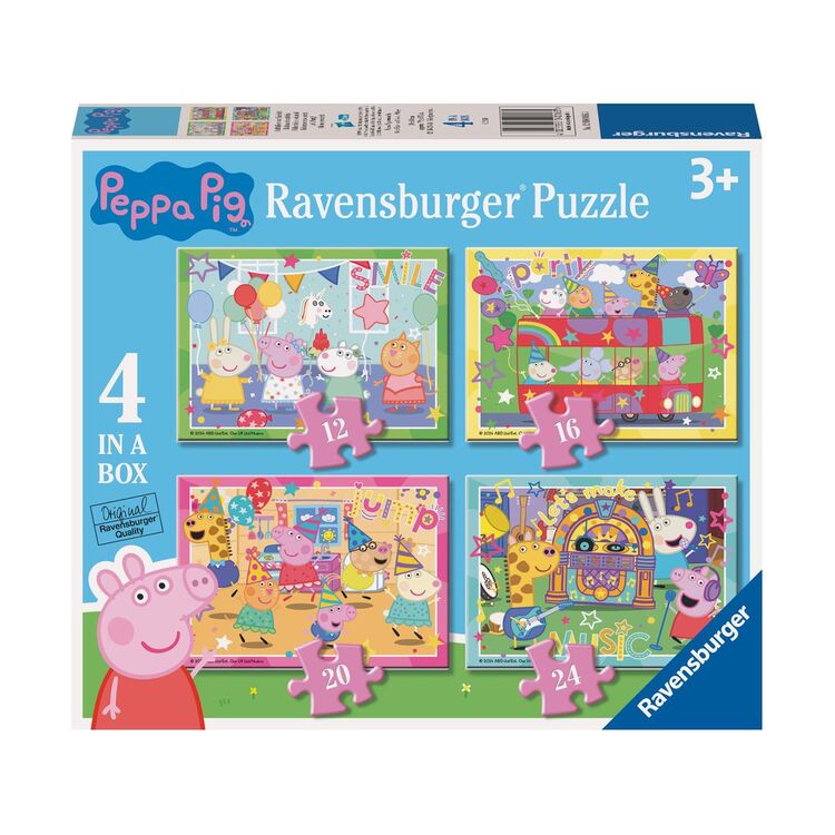 Product Παζλ Ravensburger: Peppa Pig - Puzzle (4in1) (12004016) image