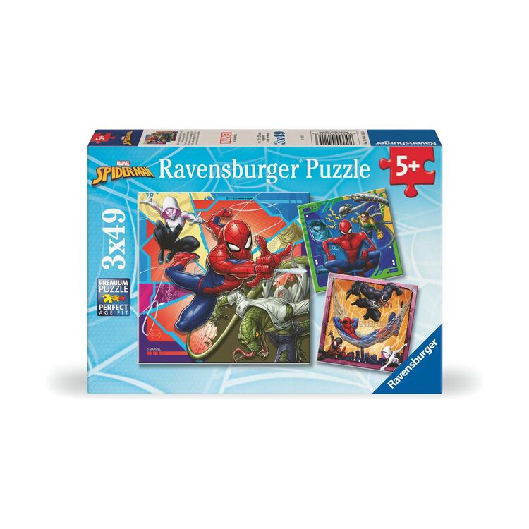 Product Παζλ Ravensburger: Marvel Spiderman - Puzzle (3x49pcs) (12004115) image