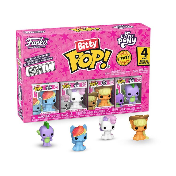 Product Φιγούρες Funko Bitty Pop! 4-Pack: My Little Pony - Rainbow Dash, Sweetie Belle, Applejack, Spike image