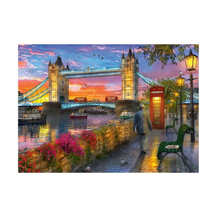 Product Παζλ Ravensburger Puzzle: Tower Bridge at Sunset (1000pcs) (12000041) image