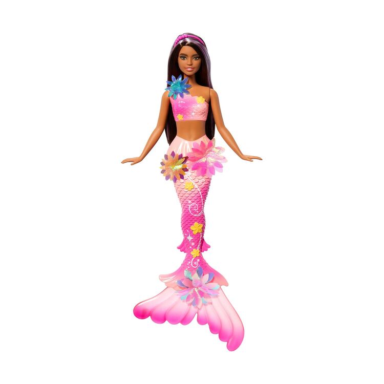 Product Mattel Barbie: Fantasy - Barbie Flower Magic Mermaid Brunette (JDM73) image