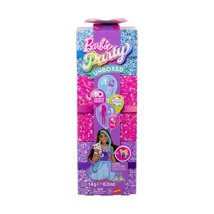 Product Mattel Barbie Reveal: Glam Party Unboxed - Brunette Doll (JFY66) image