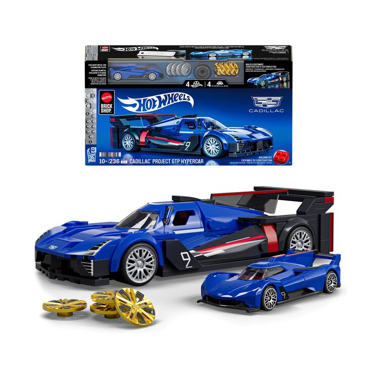 Product Mattel Hot Wheels: Speed Series Brick Shop - Cadillac Project GTP Hypercar Vehicle (JFR89) image