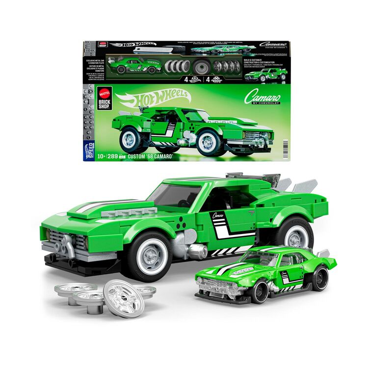 Product Mattel Hot Wheels: Speed Series Brick Shop - Camaro by Chevrolet Custom '68 Camaro Vehicle (JFT16) image