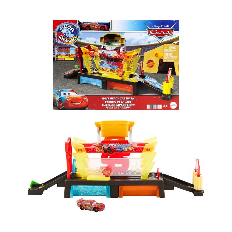 Product Mattel Disney Cars: Color Changers - Race Ready Car Wash (JBM70) image