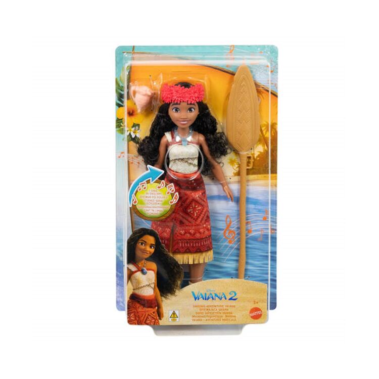 Product Κούκλα Mattel Disney: Vaiana 2 - Singing Adventure Vaiana Doll (Greek Singing) (JHH26) image