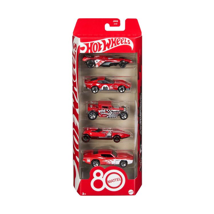 Product Mattel Hot Wheels: Mattel 80 Year Anniversary - Vehicle set of 5 (JGK08) image