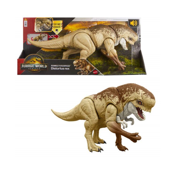 Product Mattel Jurassic World Rebirth: Rumble N' Rampage - Distortus Rex (JGB58) image
