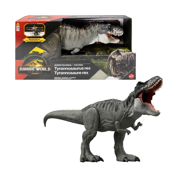 Product Mattel Jurassic World: Movie Line Rebirth - Super Colossal T-Rex (JGB52) image