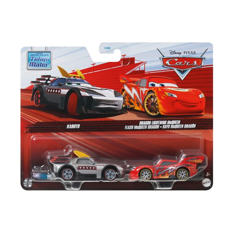 Product Mattel Disney Pixar: Cars - Kabuto and Dragon Lightning McQueen (Set of 2) (JDH45) image