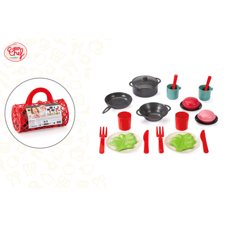 Product Παιχνίδι Μίμισης 10982 Garnished Bolster Bag With Tea Set image