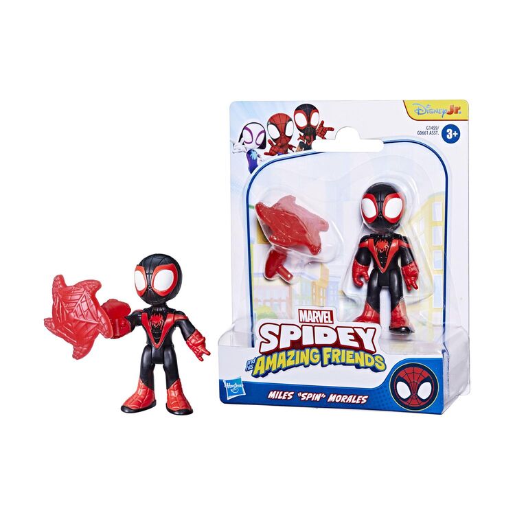 Product Hasbro Disney Jr. Marvel: Spidey And His Amazing Friends - Miles ''Spin'' Morales 3" Figure (G1459) image
