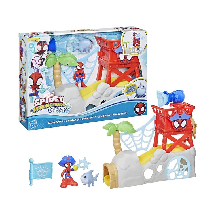 Product Μινι Φιγούρα Hasbro Spidey And His Amazing Friends Water Webs: Spidey Island - Playset (G0665) image