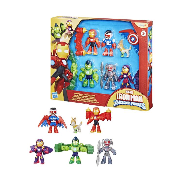 Product Hasbro Marvel Iron Man And His Awesome Friends: Armored Up Avengers Pack - Figures (G1255) image