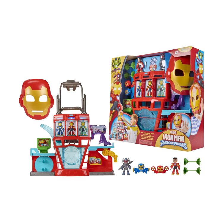 Product Μινι Φιγούρα Hasbro Marvel Iron Man And His Awesome Friends:  Iron Quarters Playset - Playset (G1259) image