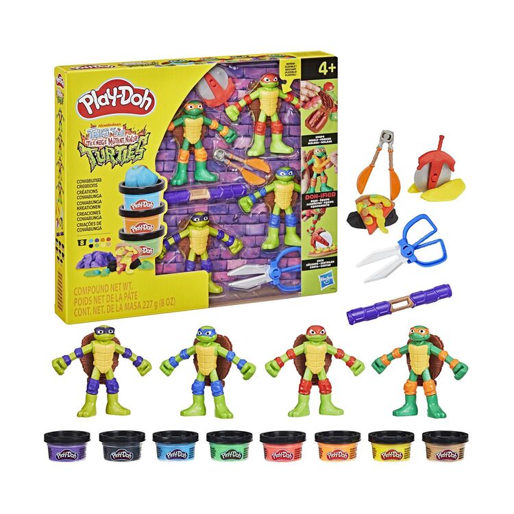 Product Hasbro Play-Doh TMNT: Tales of the Teenage Mutant Ninja Turtles - Cowabunga Creations (G0556) image