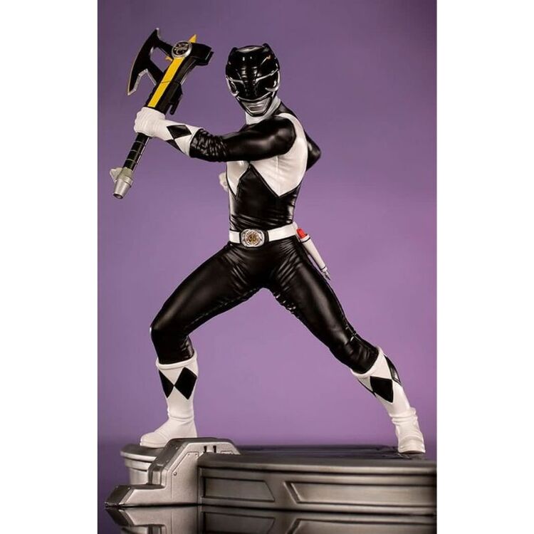 Product Iron Studios BDS: Power Rangers - Black Ranger Art Scale Statue (1/10) (POWRAN46221-10) image