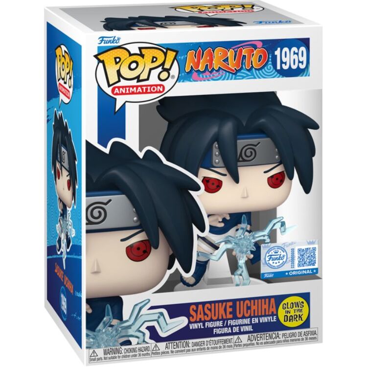 Product Funko Pop! Naruto - Sasuke Uchiha (Child) Glow-in-the-Dark (Special Edition) image