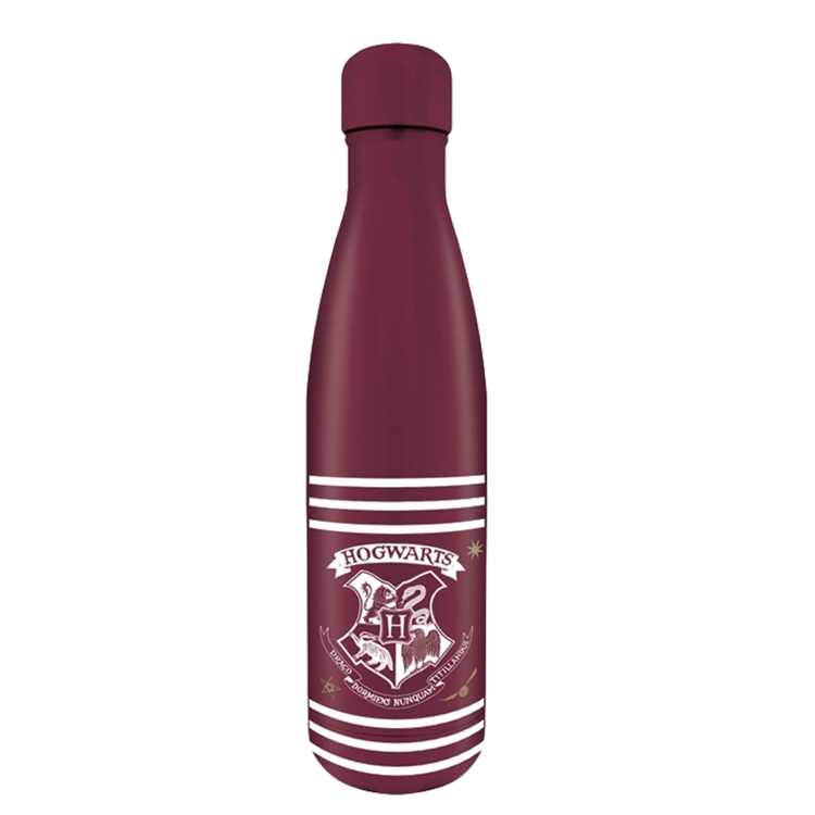 Product Harry Potter Crest and Stripes Metal Water Bottle image