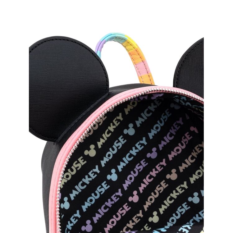 Product Loungefly Mickey Mouse Pastel Rainbow Mini Backpack image
