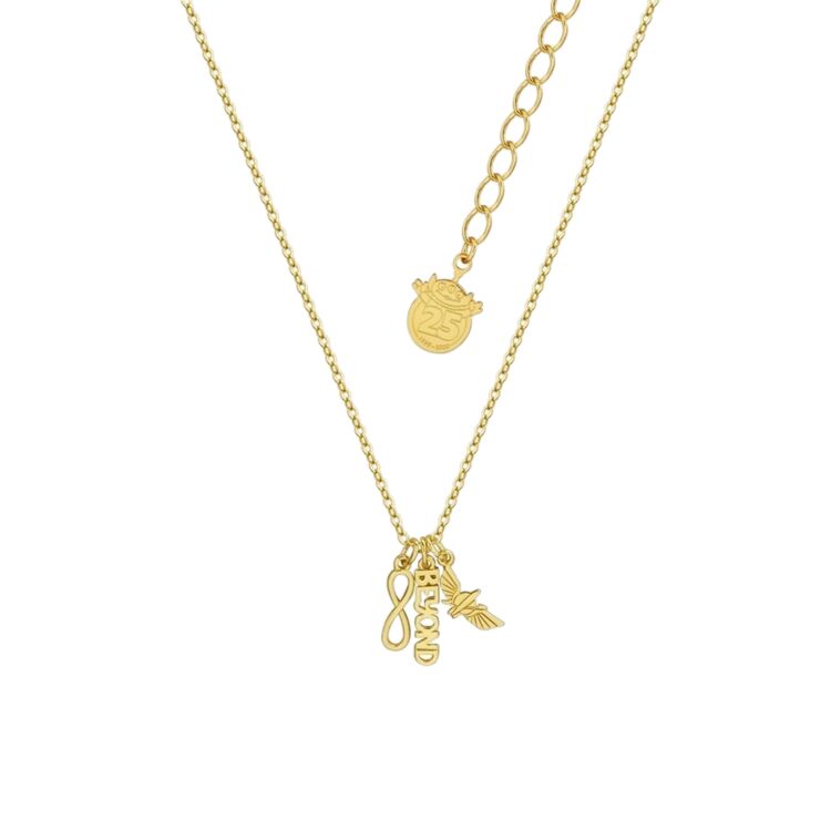 Product Disney Couture Toy Story Gold-Plated Buzz Lightyear Infinity and Beyond Necklace image