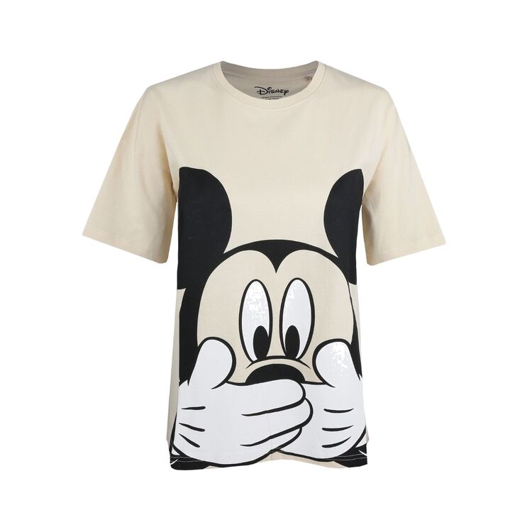 Product Disney Mickey Don't Speak Slouch T-shirt image