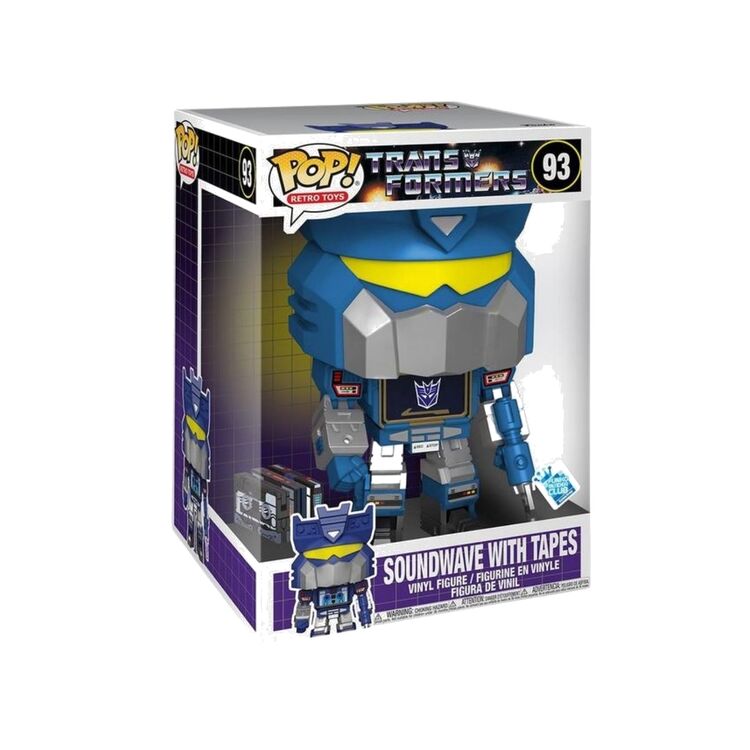 Product Funko Pop! Transformers Soundqwave with Tape 10" (Special Edition) image
