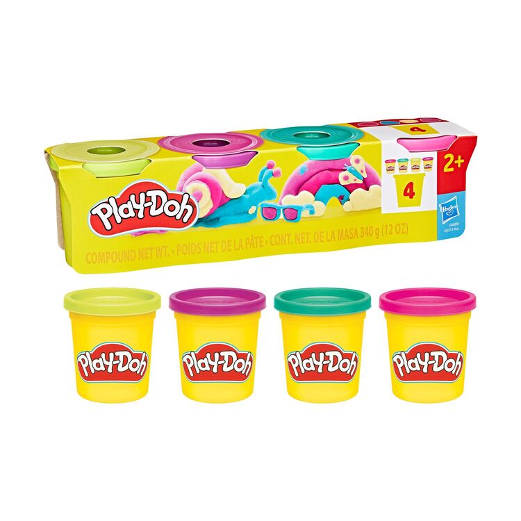 Product Hasbro Play-Doh: Doh &amp; More - Vibrant 4 Pack (G0689) image